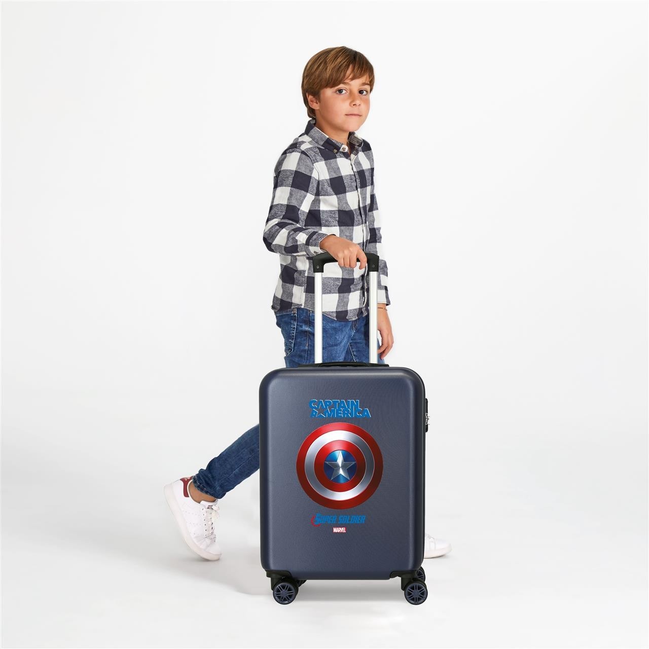 Cabinekoffer Captain America Sky Avengers rigide 55 cm Marino 1