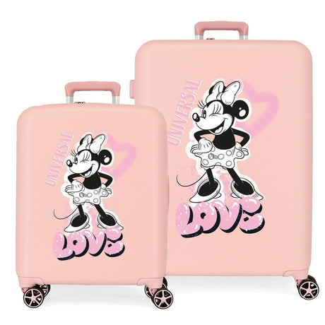 Set van koffers Disney Minnie Heart 55 - 70 cm naakt