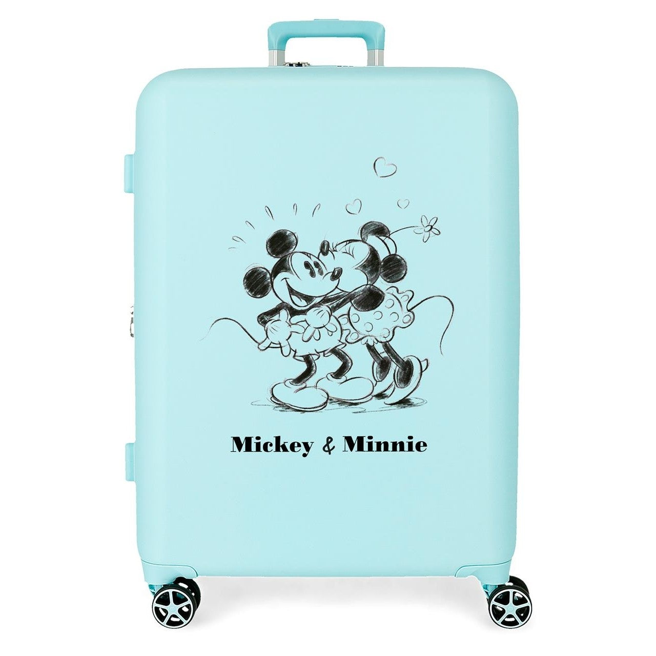 Starre Mediankoffer DISNEY Mickey & Minnie Küsse 70 cm