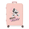 Sztywna środkowa walizka Disney Mickey Friendly 70 cm nago