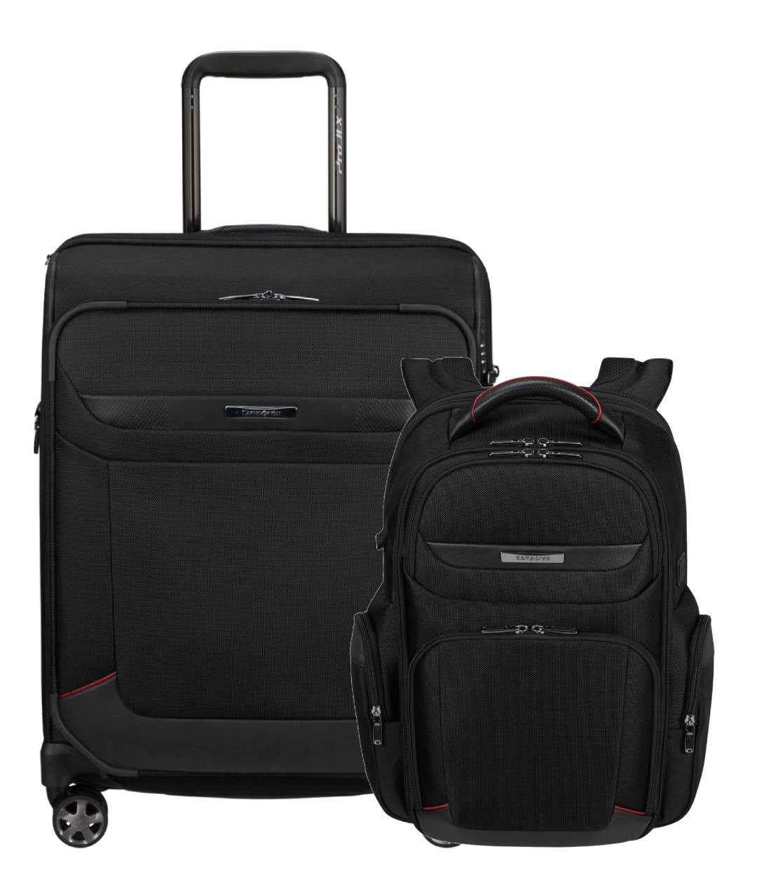 PACK SAMSONITE TROLLEY CABINA Y MOCHILA PRO-DLX 6 EXTENSIBLE