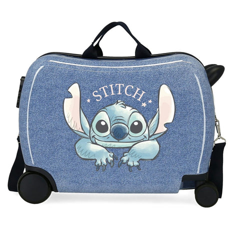 Children's suitcase Stitch Expecting 2 multidirectional wheels