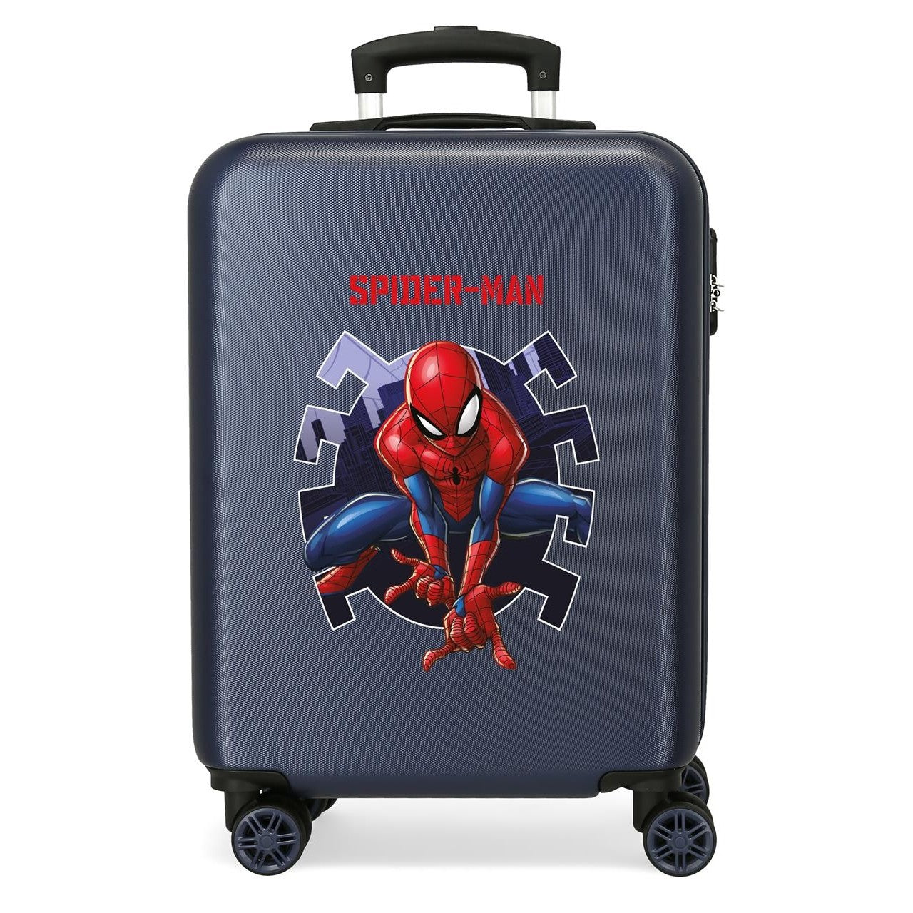 Cabin suitcase Spiderman rigid attack 55 cm navy blue