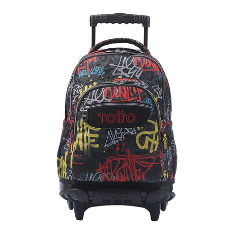 TOTTO School backpack with wheels - lines - 6cs graphil