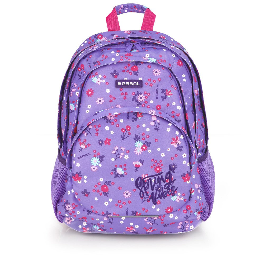 GABOL MOCHILA ESCOLAR 3COMPARTIMENTOS VIOLET