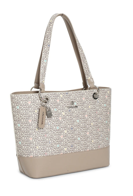 CACHAREL Sac beige du logo