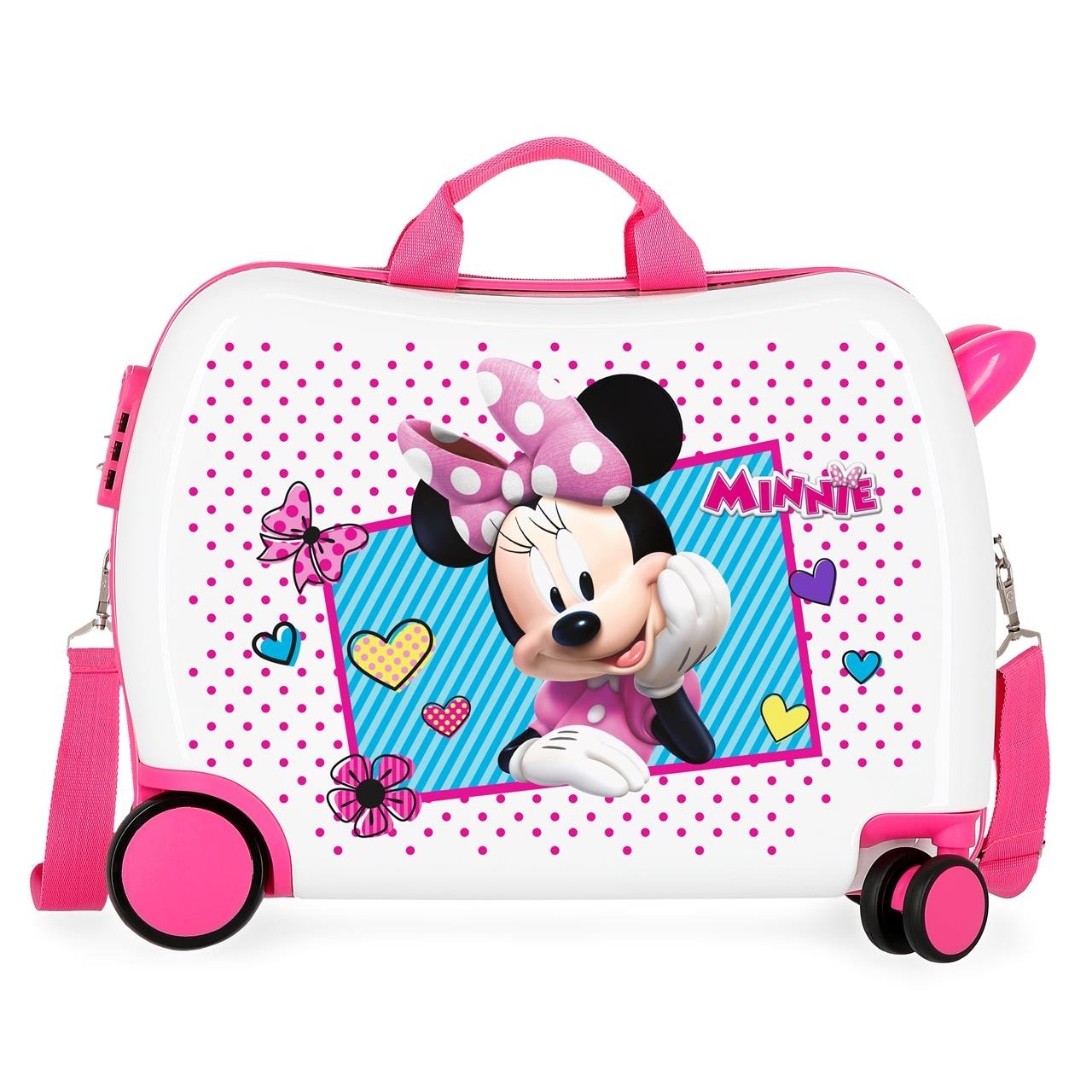 Correpasillos pour enfants 2 roues multidirectionnelles Minnie Joy