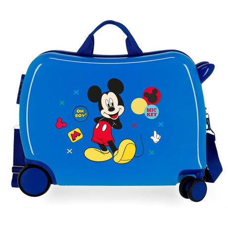 Kinderkoffer 2 Multidirektionalräder Mickey genießen Sie den Tag Oh Junge