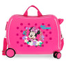 Minnie Golden Days Child Maleta avec 2 roues turquoise multidirectionnelles