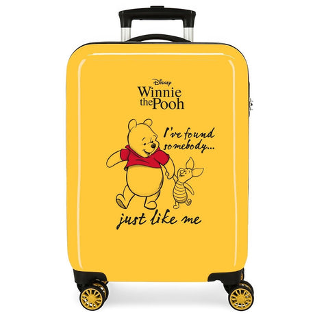 Cabin suitcase Winnie The Pooh Ocher Rigid 55cm