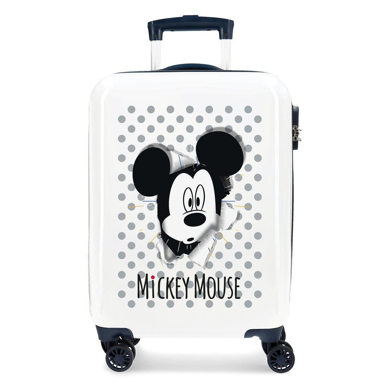 Cabinekoffer Stijve Mickey Mouse 55 cm blauw