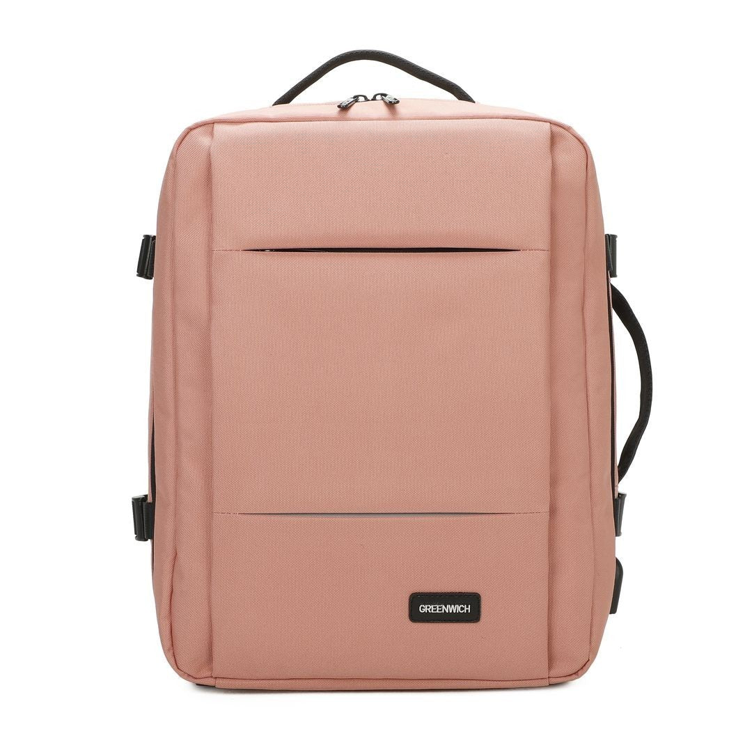 Inpakken GREENWICH Cabinekoffer Eco-gerichte Túnez 55cm + Hugo Travel Backpack