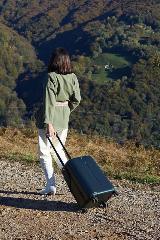 MIAMILY Valise cabine Avec siège -carry sur forêt vert