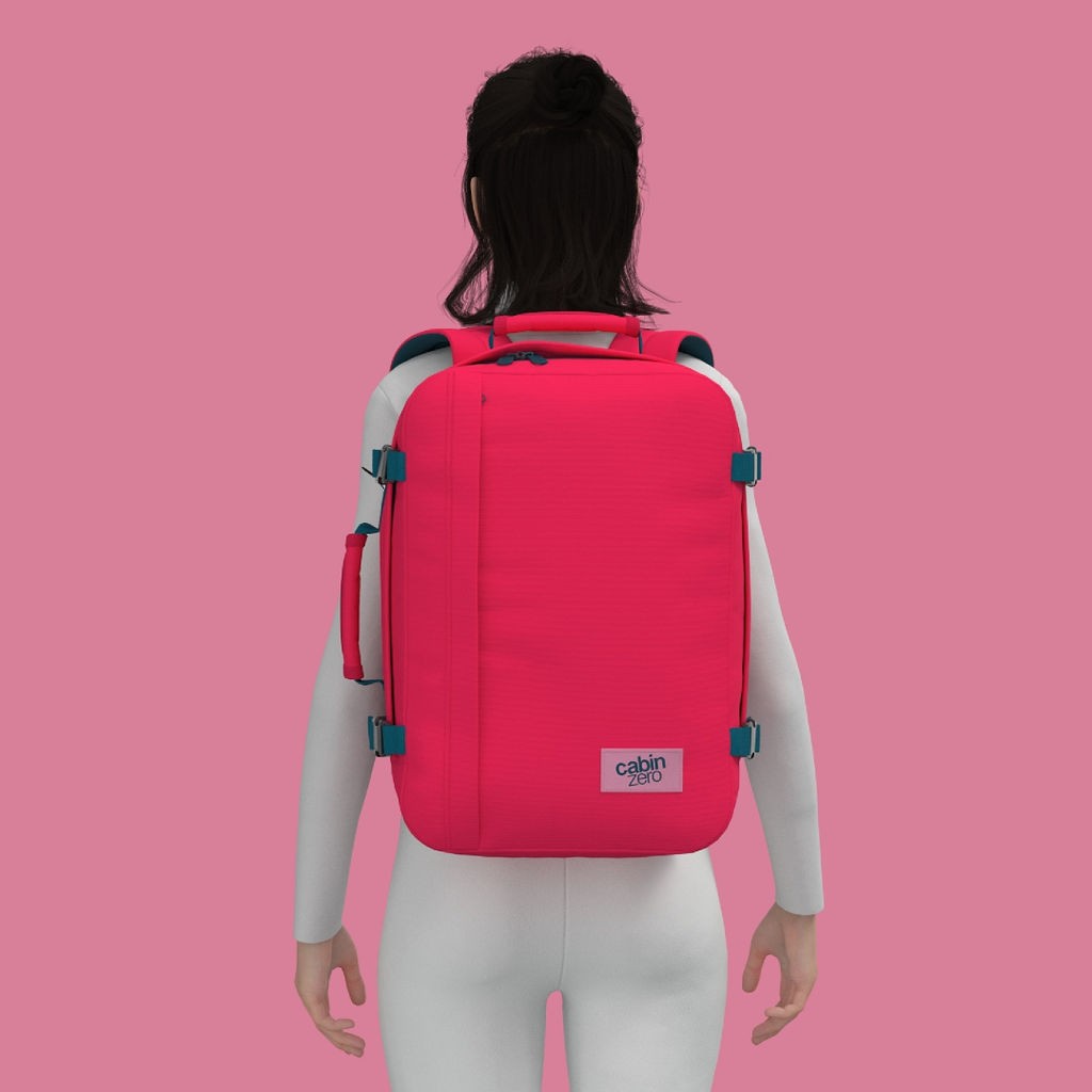 Klassischer Rucksack 36L CabinZero Aqua Lagoon