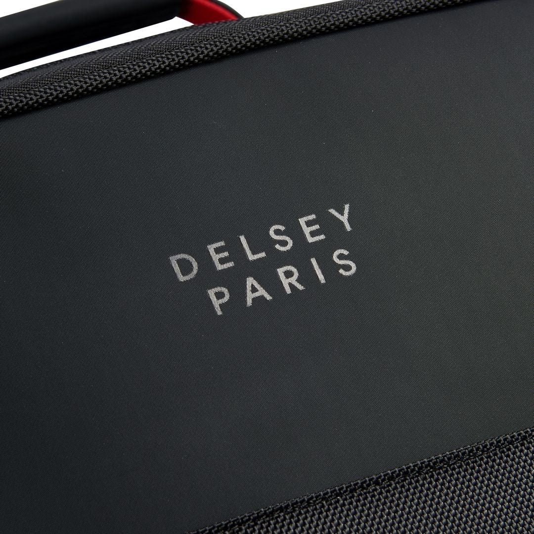 DELSEY Parvis + Travel Backpack met wielen 2 compartimenten 17.3 ”zwart