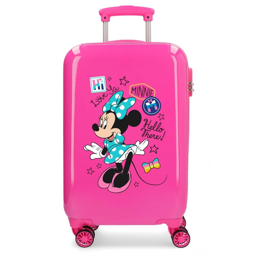 Kabinenkoffer Minnie hi liebe starrblau