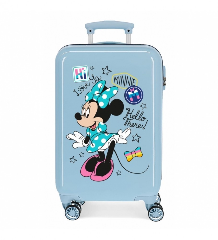 Kabinenkoffer Minnie hi liebe starrblau