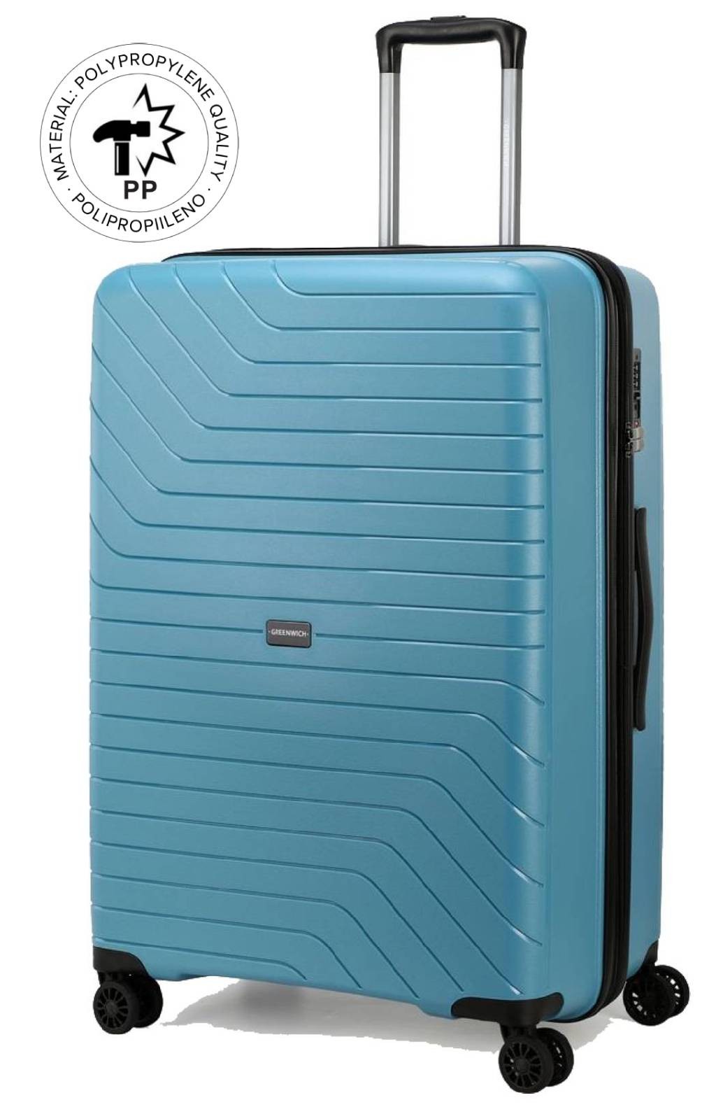 GREENWICH Big polypropylene suitcase riga