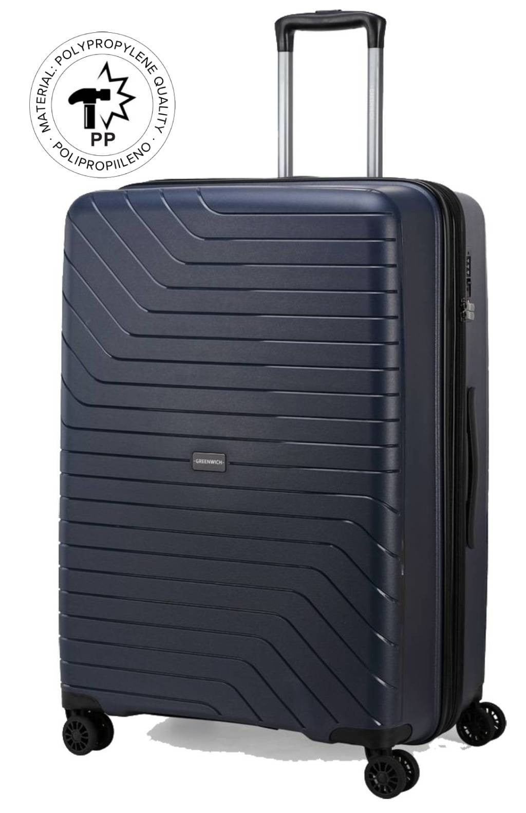 GREENWICH Big polypropylene suitcase riga