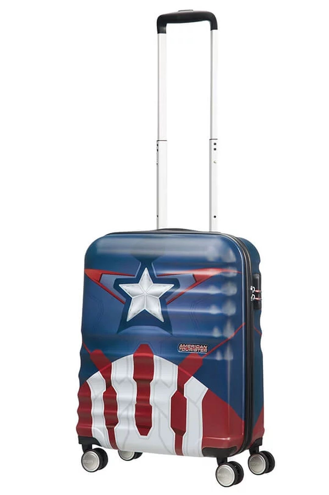 Walizka kabinowa Kapitan Ameryka American Tourister Wavebreaker