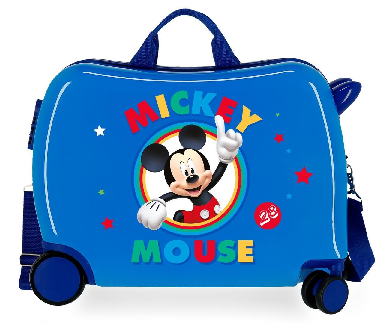 2039821 MALETA INF.ABS 4R.(2 MULTID.)CIRCLE MICKEY AZUL