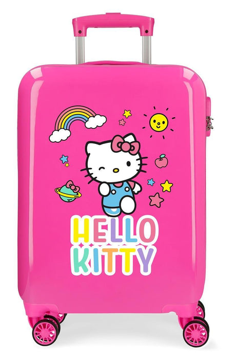 2151722 TROLLEY ABS 55CM.4R HELLO KITTY YOU ARE CUTE