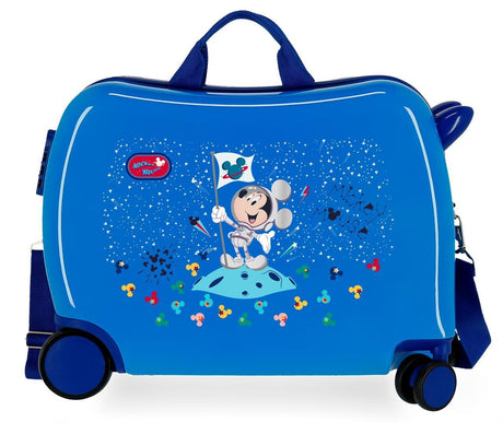 2269822 MALETA INF.ABS 4R (2 multid) Mickey na księżycu Blue