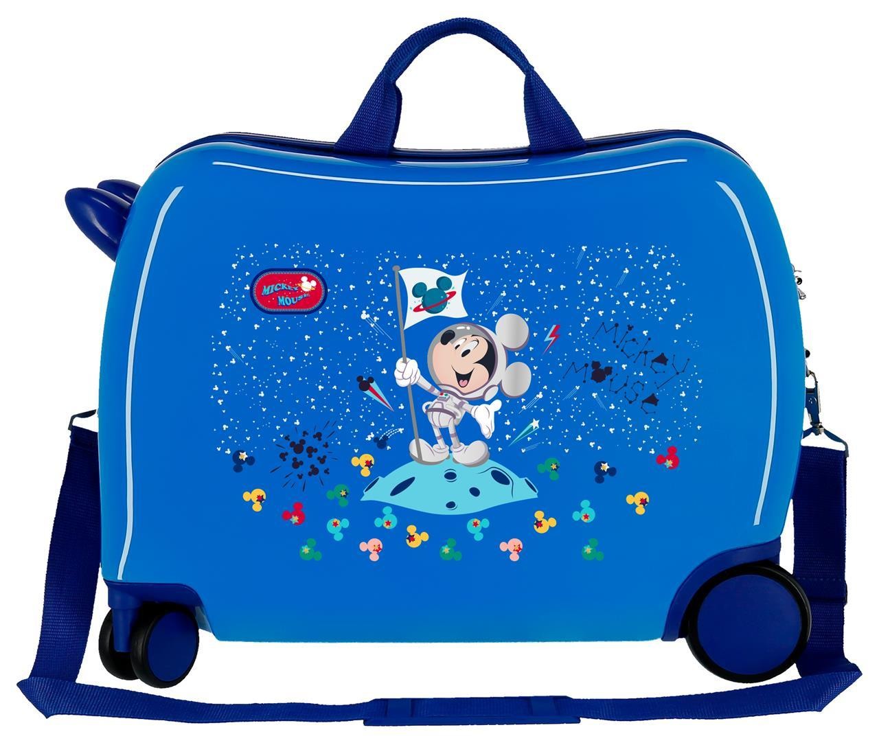 2269822 MALETA INF.ABS 4R (2 MULTID) MICKEY ON THE MOON AZUL