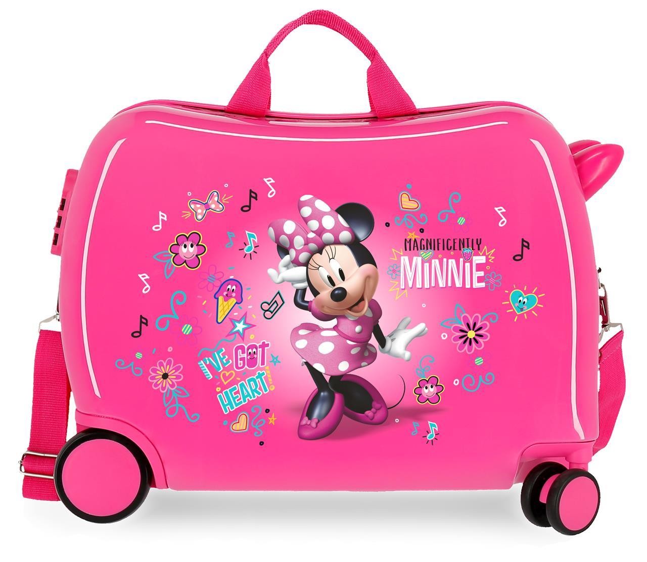 23398E1 MALETA INF.ABS 4R.MINNIE STICKERS