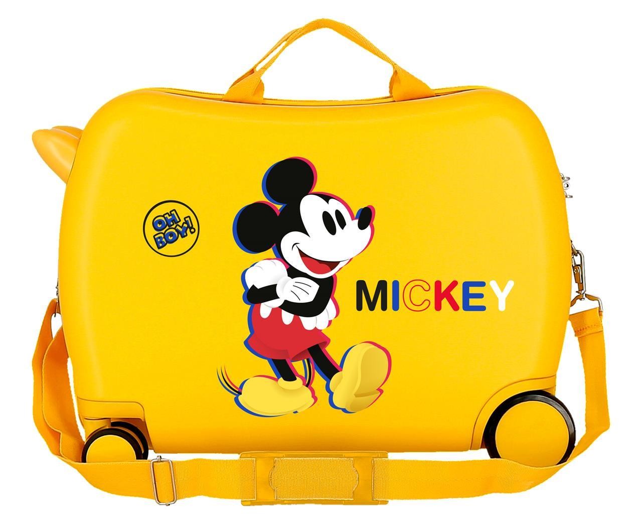 2929822 Maleta Inf.abs 4R. (2 Multi) Mickey 3D OCRE