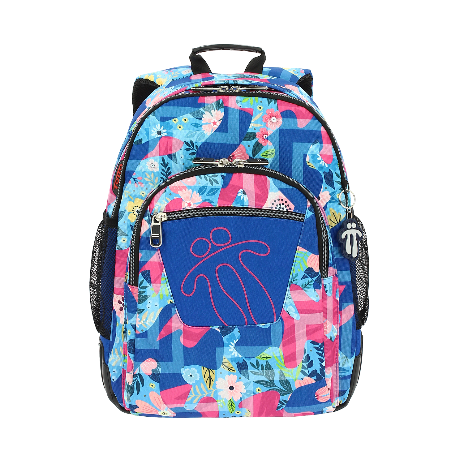 Sac à dos scolaire Totto - crayoles - fille -6ls