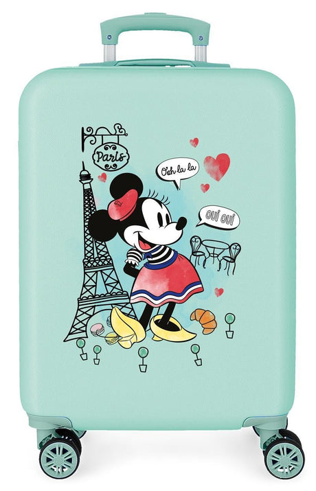 315172B Trolley ABS 55CM.4R. Minnie auf der ganzen Welt Paris t