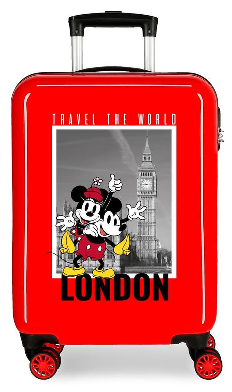 3671726 Vaunu ABS 55CM.4R Mikki ja Minnie London Red