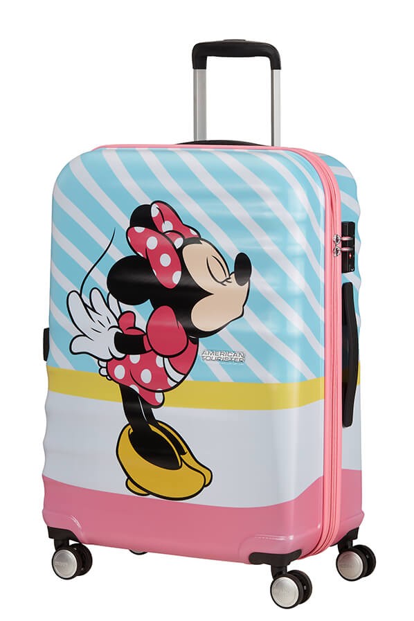 Median suitcase Minnie Pink Kiss Wavebreaker