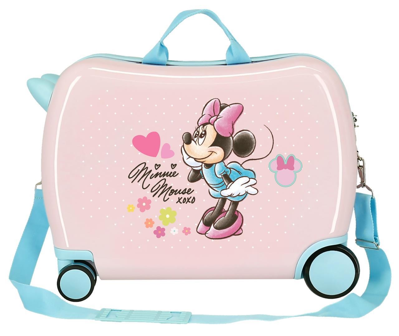 4239843 Maleta Inf.abs 4r. (2 Multi) Minnie Imagine Rosa