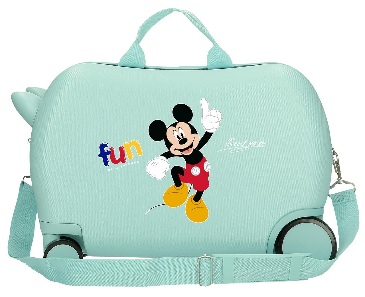 4321041 MALETA INF.ABS 4R.(2 MULTI.) 45CM. MICKEY FUN WITH F