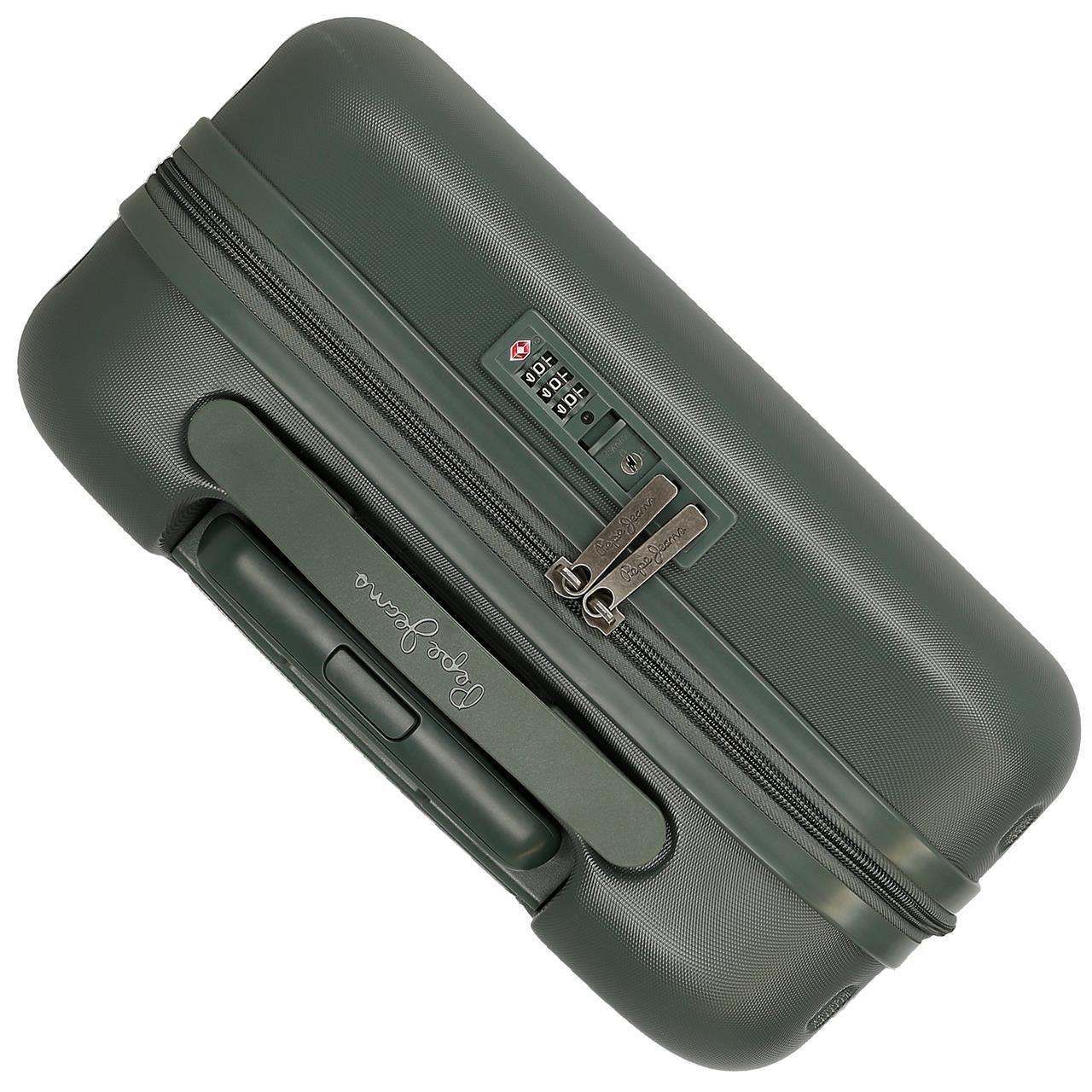 7699133 Trolley ABS 55cm.4r.pjl Accent Verde