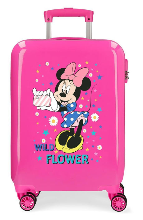 4421722 Vaunu ABS 55CM.4R. Minnie Wild Flower Fuksia