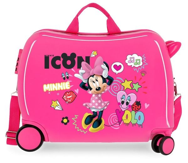 Ciesz się ikony Minnie Fuchsia Correpasillo