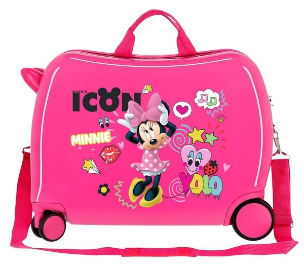 Ciesz się ikony Minnie Fuchsia Correpasillo