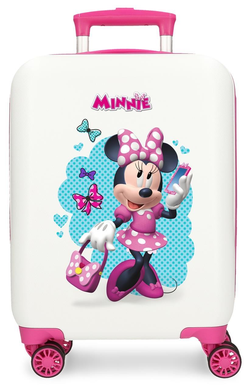 4641362 Trolley ABS 50CM.4R.GOOD MOOD MINNIE