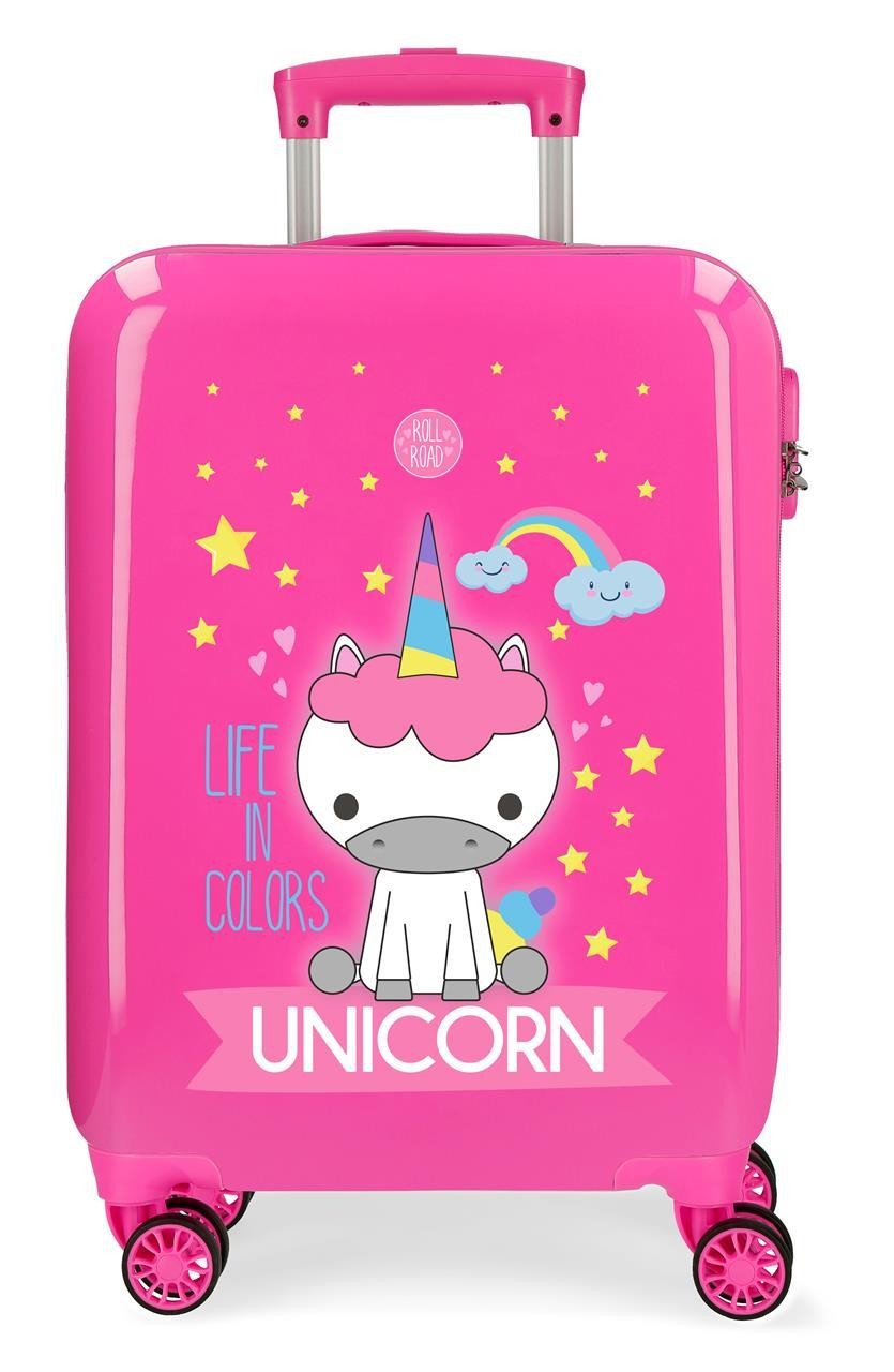 4741767 Trolley ABS 55cm.4r Little Me Unicorn