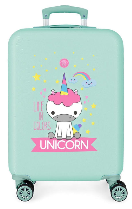 4741768 Trolley ABS 55cm.4r Little Me Unicorn