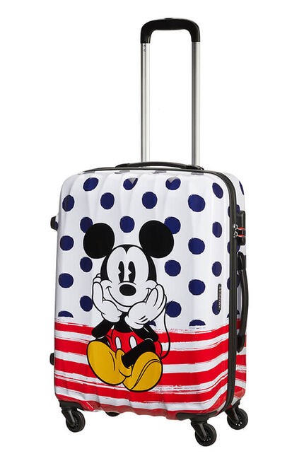 Mediana walizki 65 cm Mickey Blue Dots DISNEY Legends of AMERICAN TOURISTER