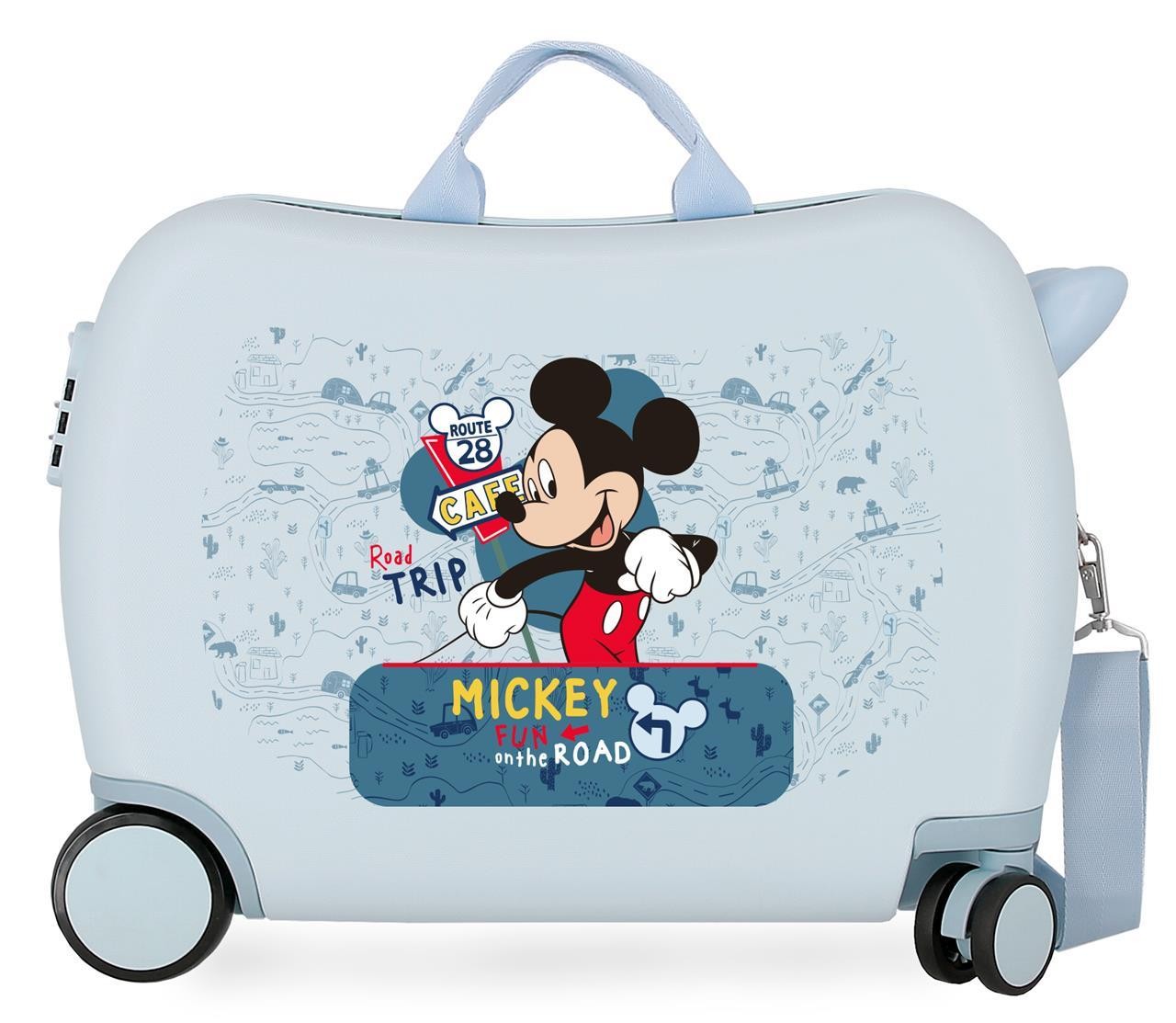 4959821 Maleta Inf.abs 4r. (2. Multi) Mickey Road Trip