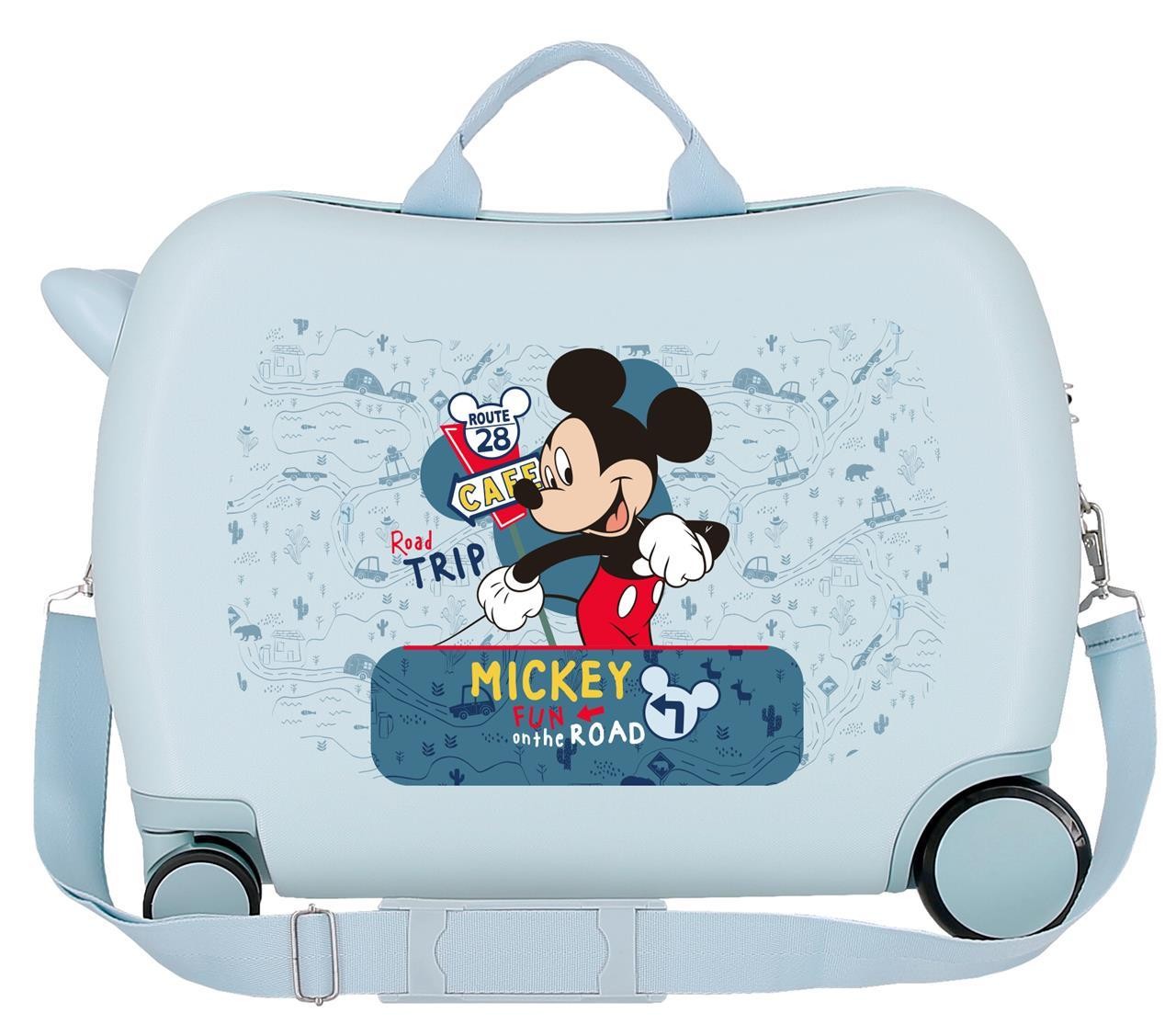 4959821 Maleta Inf.abs 4r. (2. Multi) Mickey Road Trip