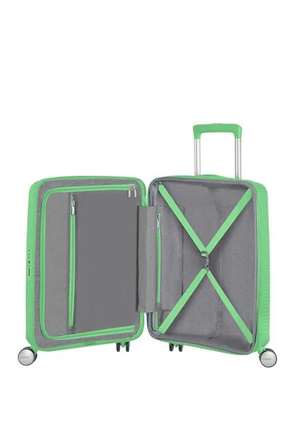 Pack Maleta Cabina SoundBox + Mochila Up Beat de American Tourister verde