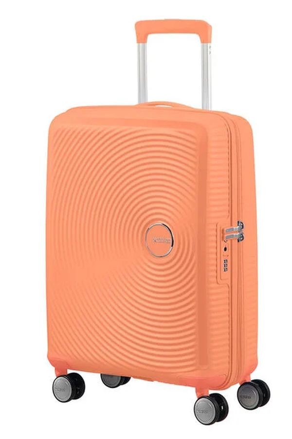 Pack Maleta Cabina SoundBox + Mochila Up Beat de American Tourister naranja