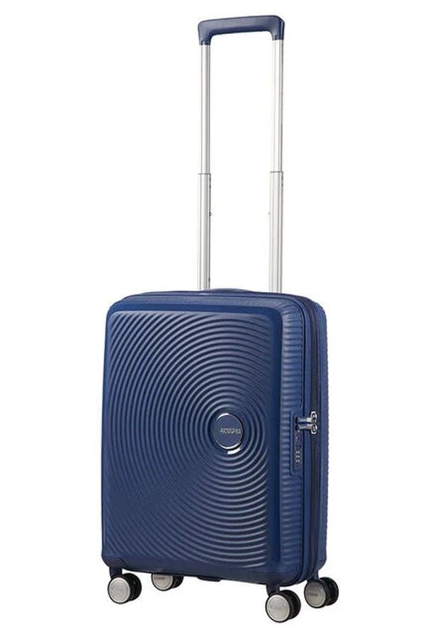 Pack Maleta Cabina SoundBox + Mochila Up Beat de American Tourister azul marino