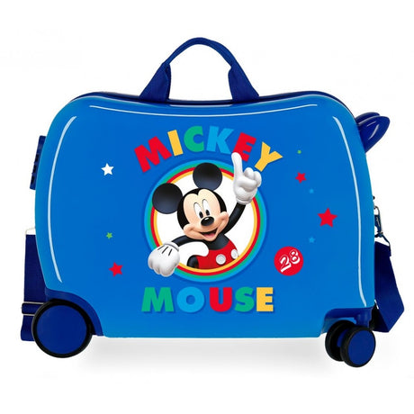 Kinderkoffer 2 Multidirektionalräder Kreis Mickey